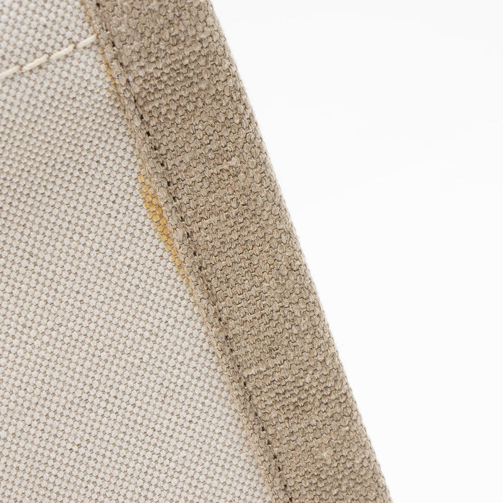 Saint Laurent Canvas Calfskin Rive Gauche Large Tote
