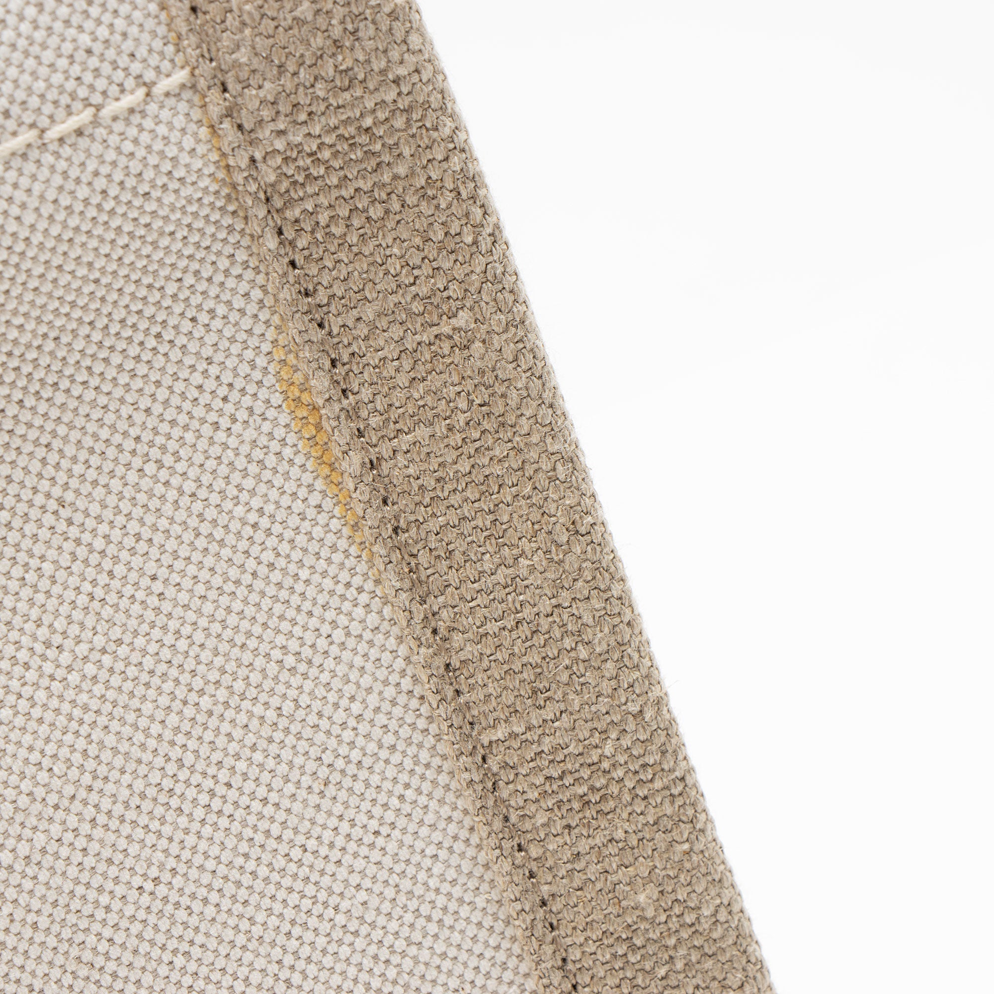 Saint Laurent Canvas Calfskin Rive Gauche Large Tote