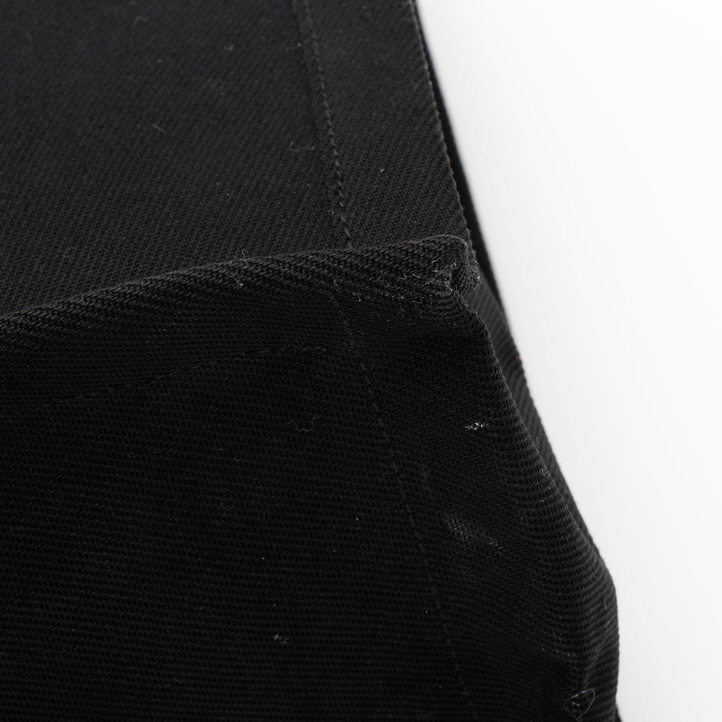 Saint Laurent Canvas Calfskin Rive Gauche Large Tote