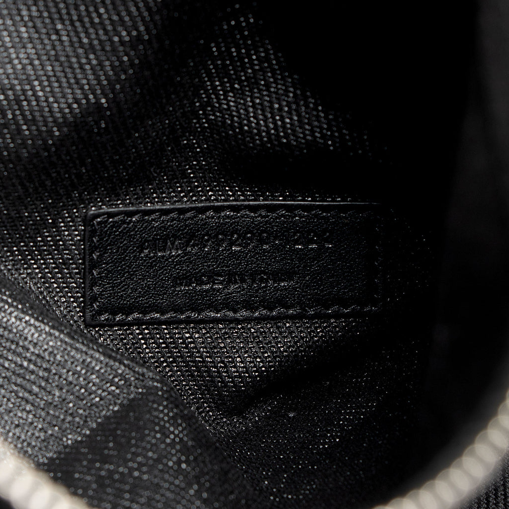 Saint Laurent Canvas Calfskin Rive Gauche Large Tote