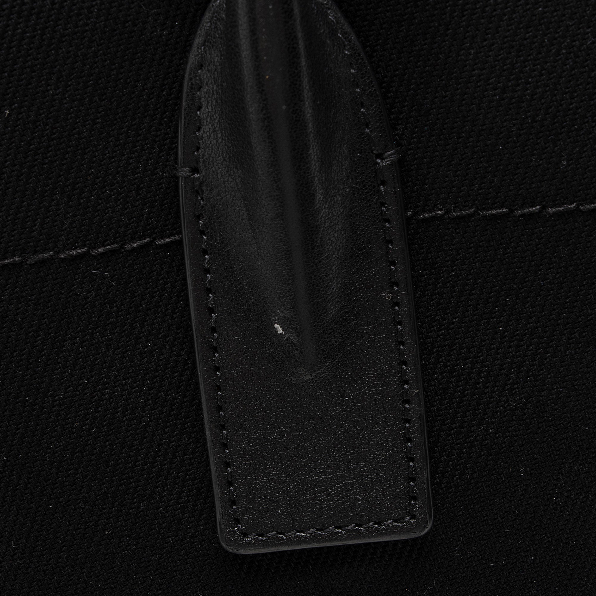Saint Laurent Linen Calfskin Rive Gauche N/S Tote