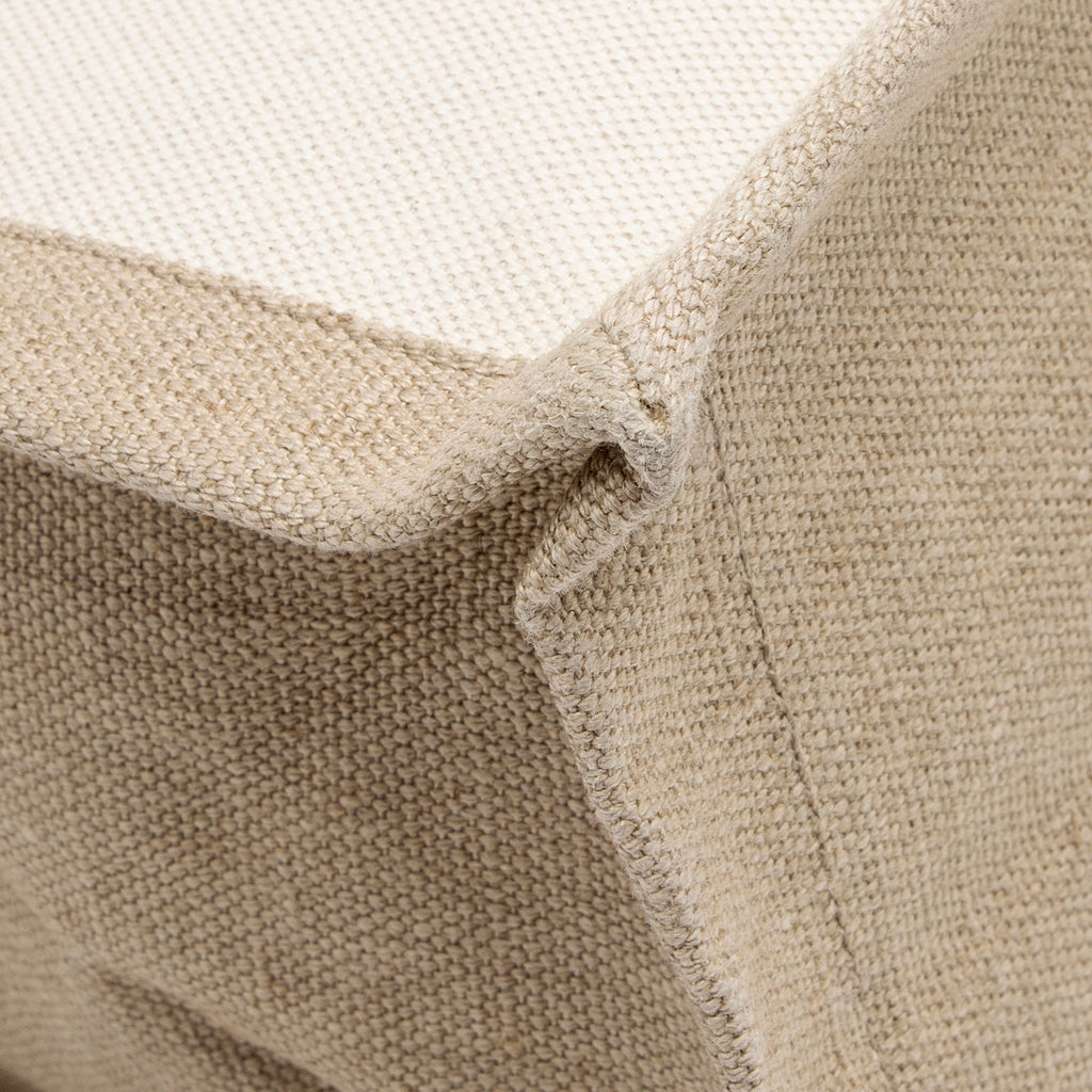 Saint Laurent Canvas Calfskin Rive Gauche Small Tote (SHF-zATjuK)