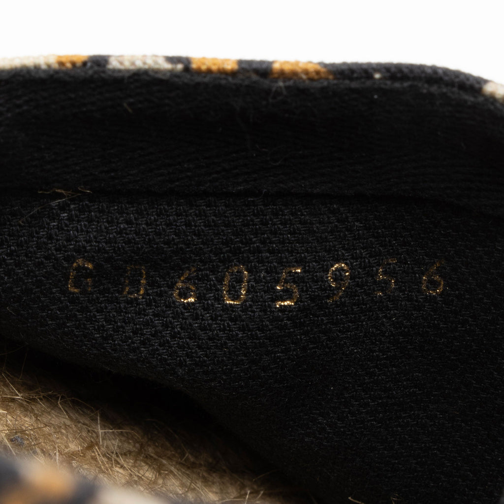 Saint Laurent Canvas Leopard Print Espadrilles - Size 6.5 / 36.5