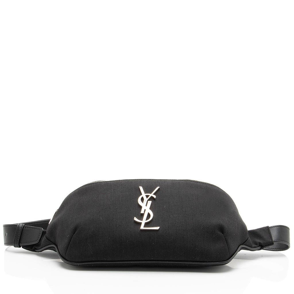 Saint Laurent Canvas Monogram Belt Bag