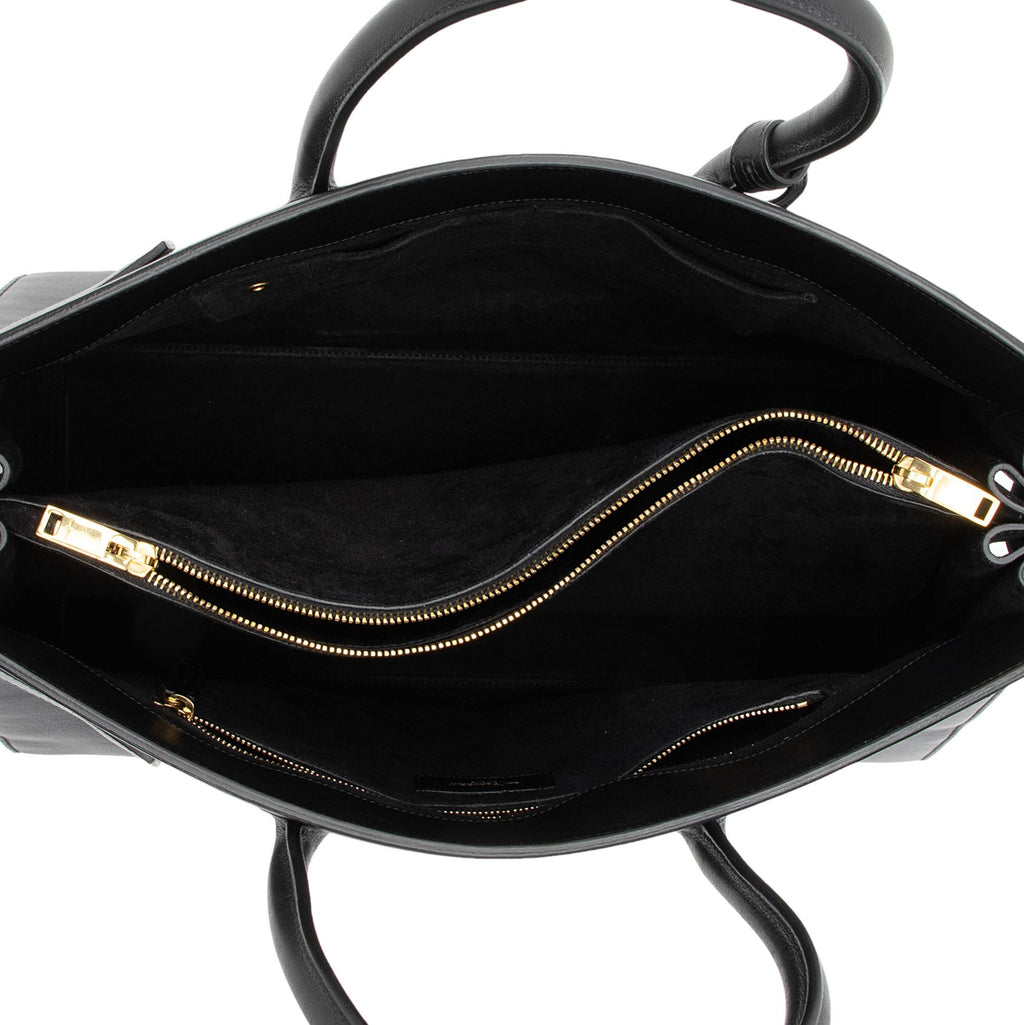 Saint Laurent Classic Calfskin Large Sac De Jour Tote (SHF-bynEkD)