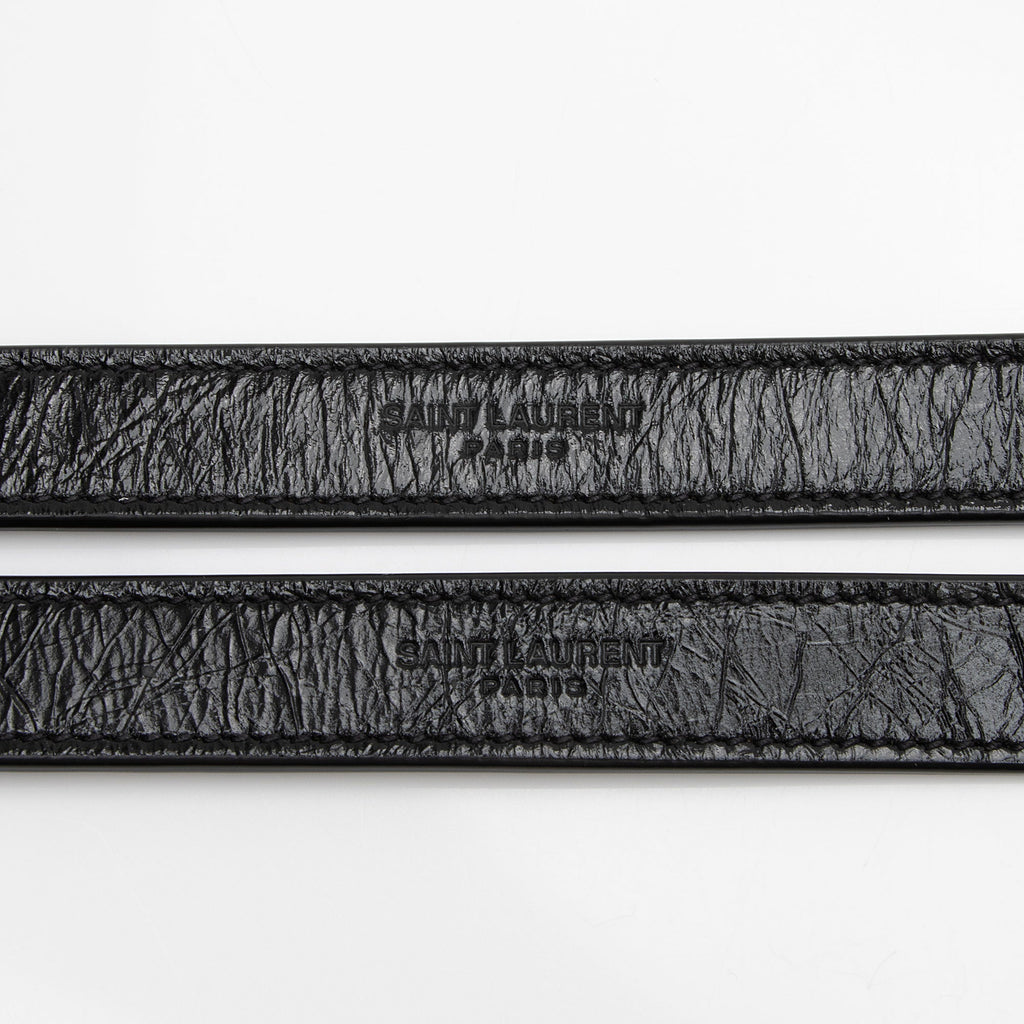 Saint Laurent Crinkled Calfskin Monogram Niki Baby Shoulder Bag (SHF-BRqPlH)
