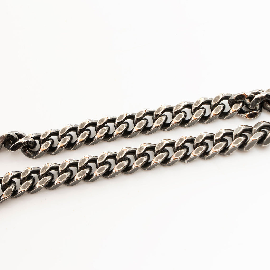 Saint Laurent Crinkled Calfskin Monogram Niki Chain Wallet