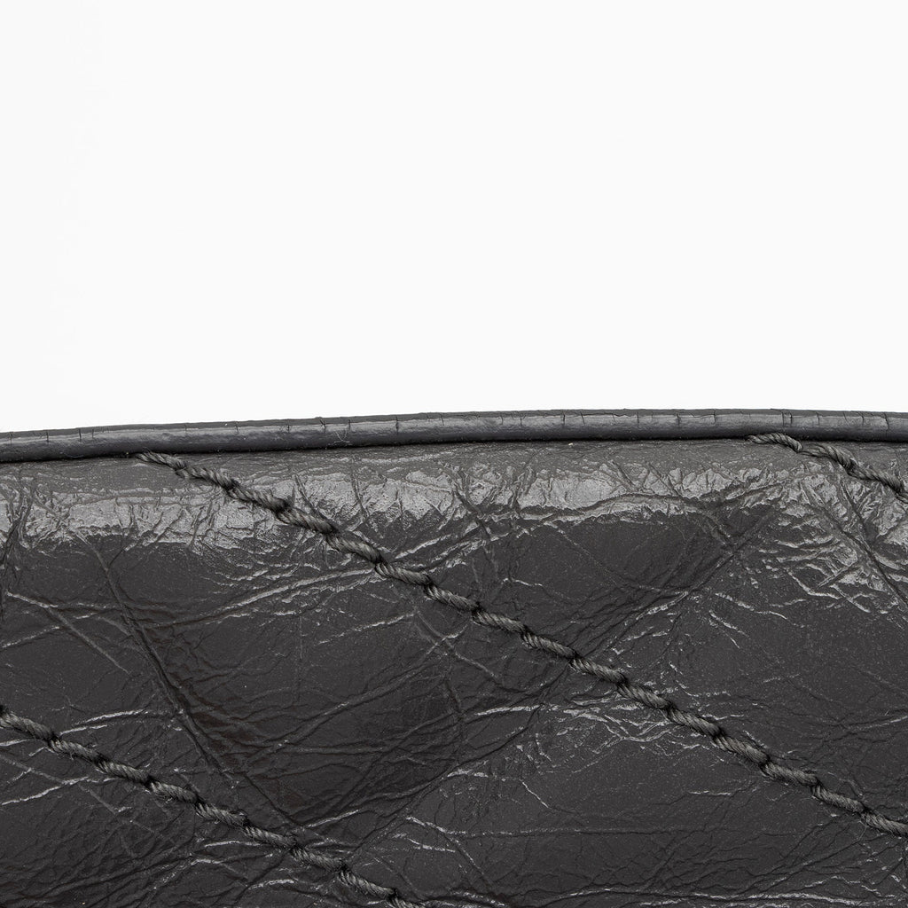 Saint Laurent Crinkled Calfskin Monogram Niki Medium Shopping Tote (SHF-gLfdmG)