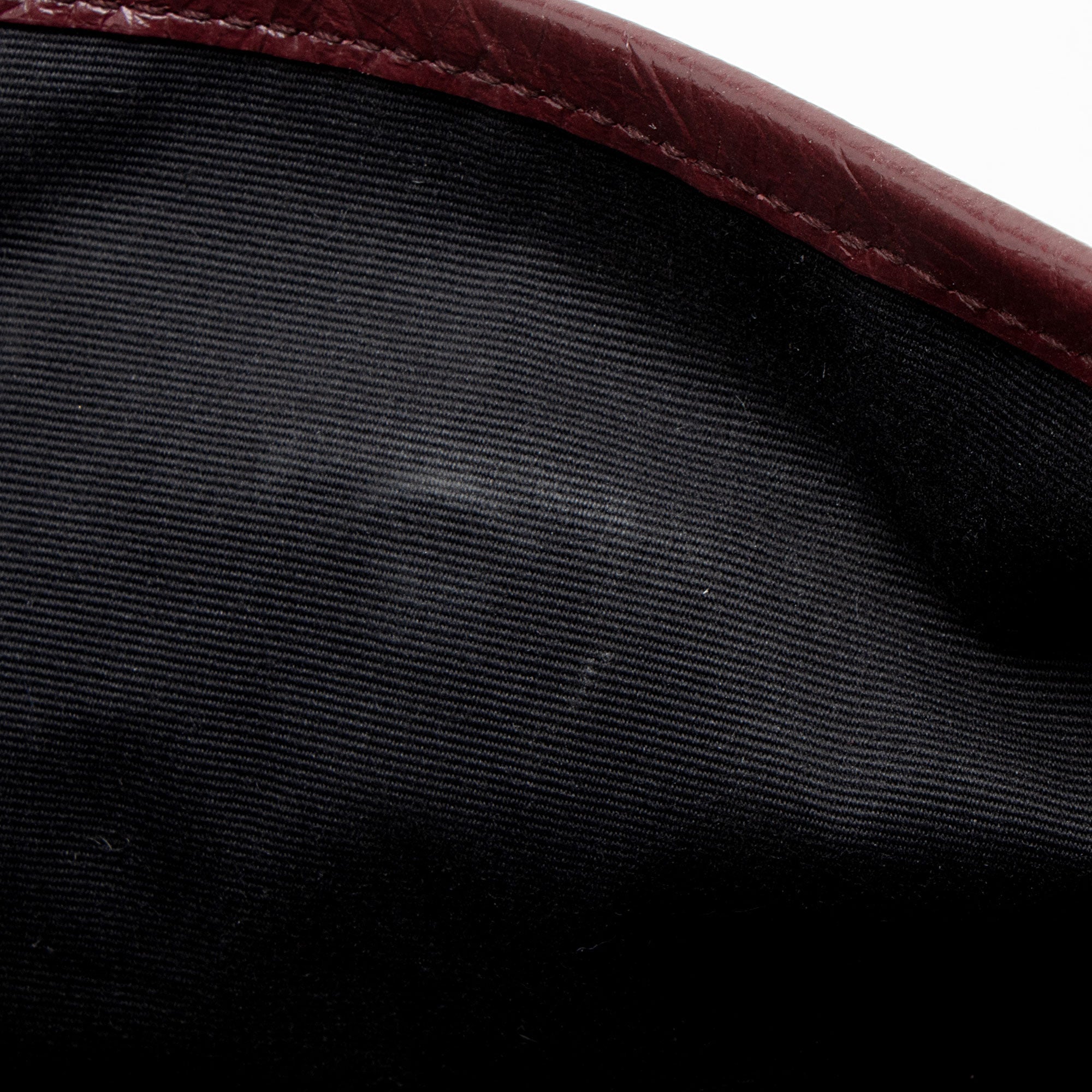 Saint Laurent Crinkled Calfskin Monogram Niki Medium Shoulder Bag