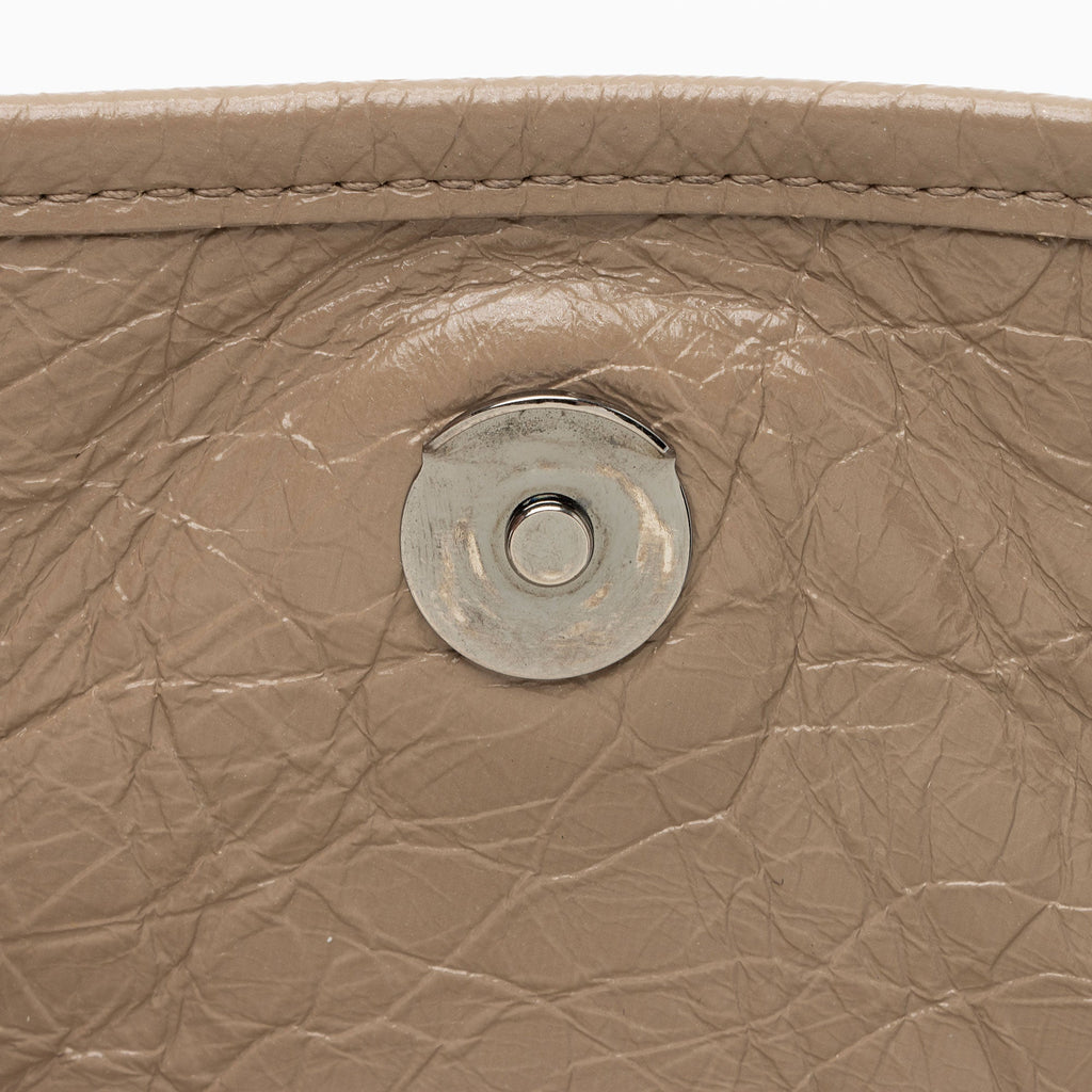 Saint Laurent Crinkled Calfskin Monogram Niki Medium Shoulder Bag