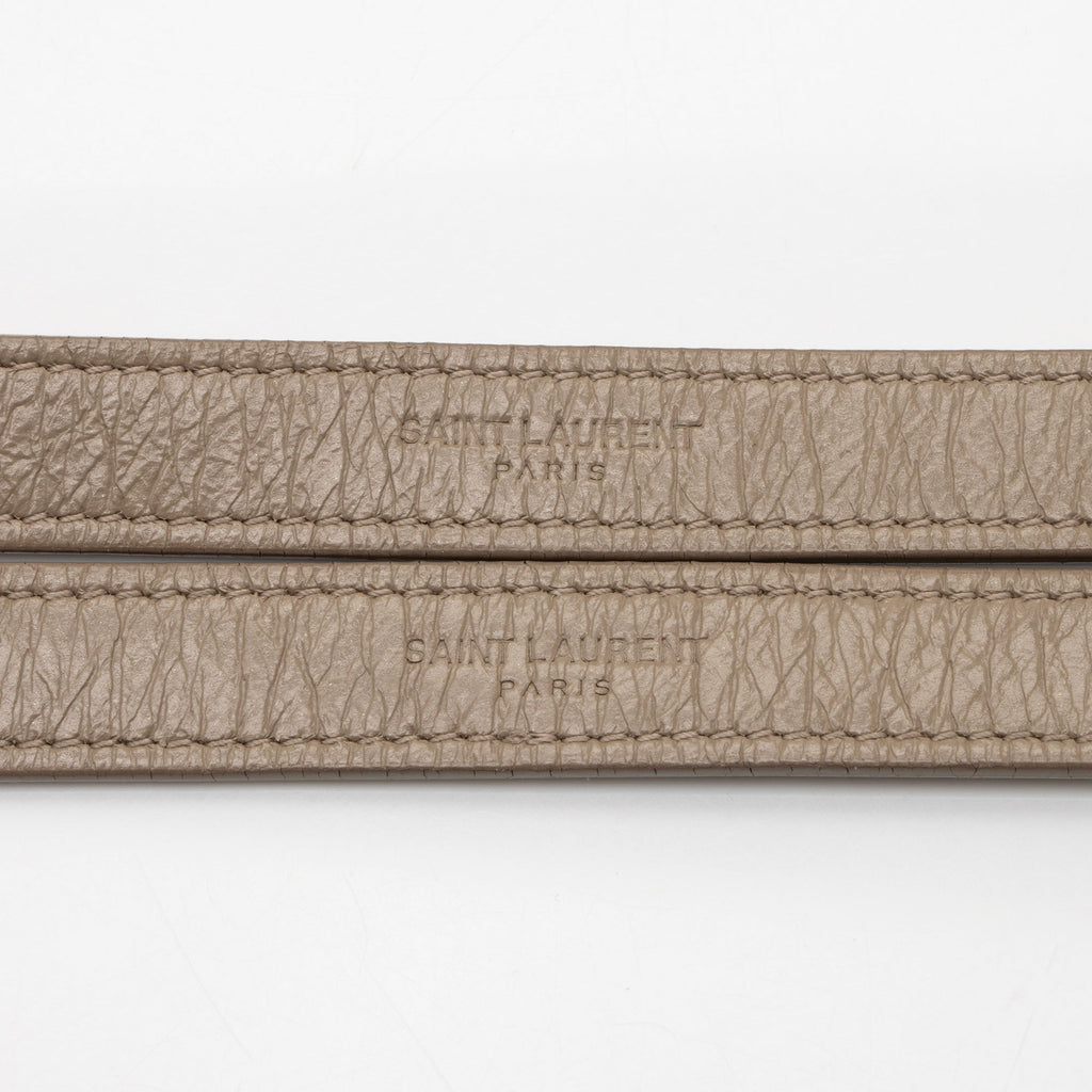 Saint Laurent Crinkled Calfskin Monogram Niki Medium Shoulder Bag