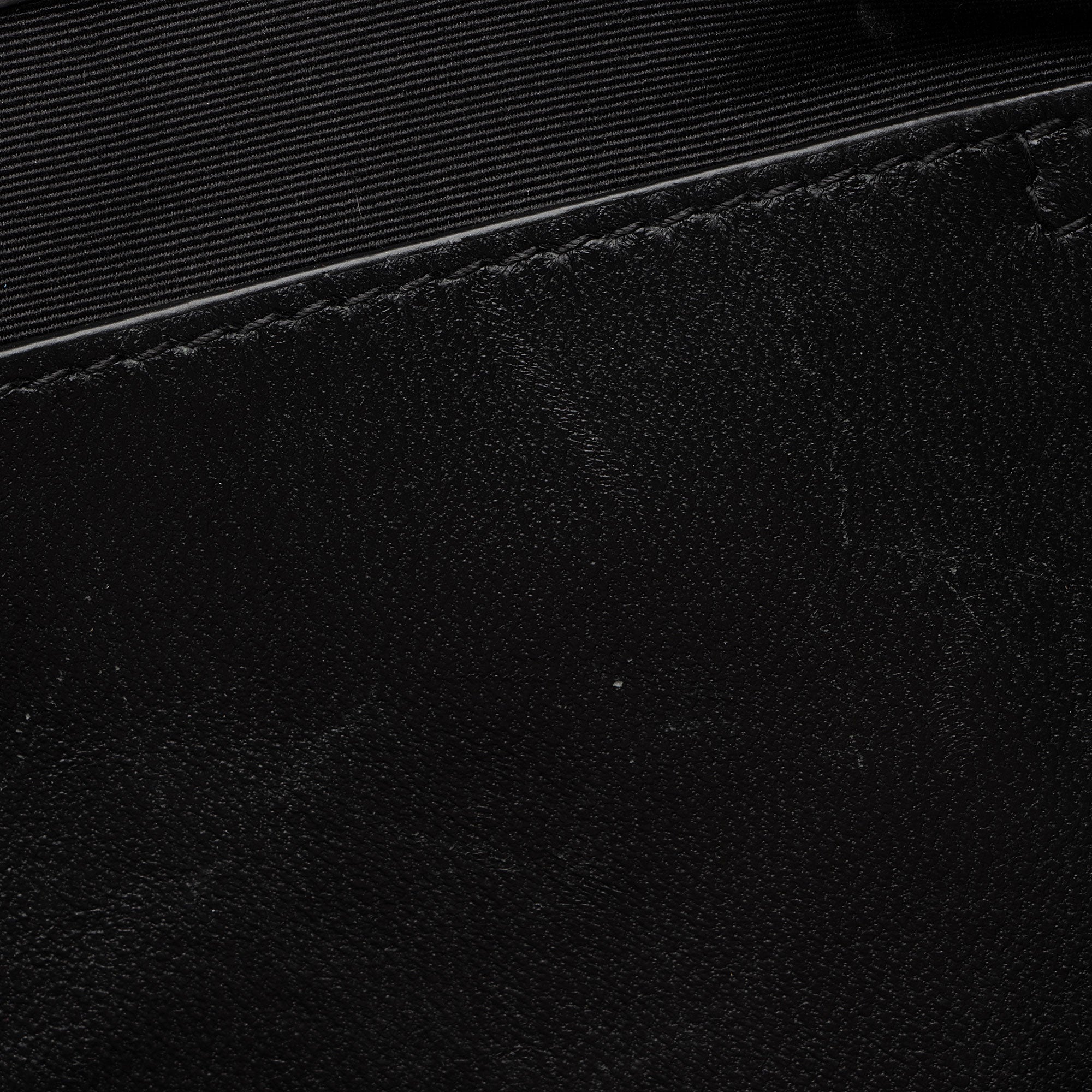 Saint Laurent Crinkled Calfskin Monogram Niki Medium Shoulder Bag