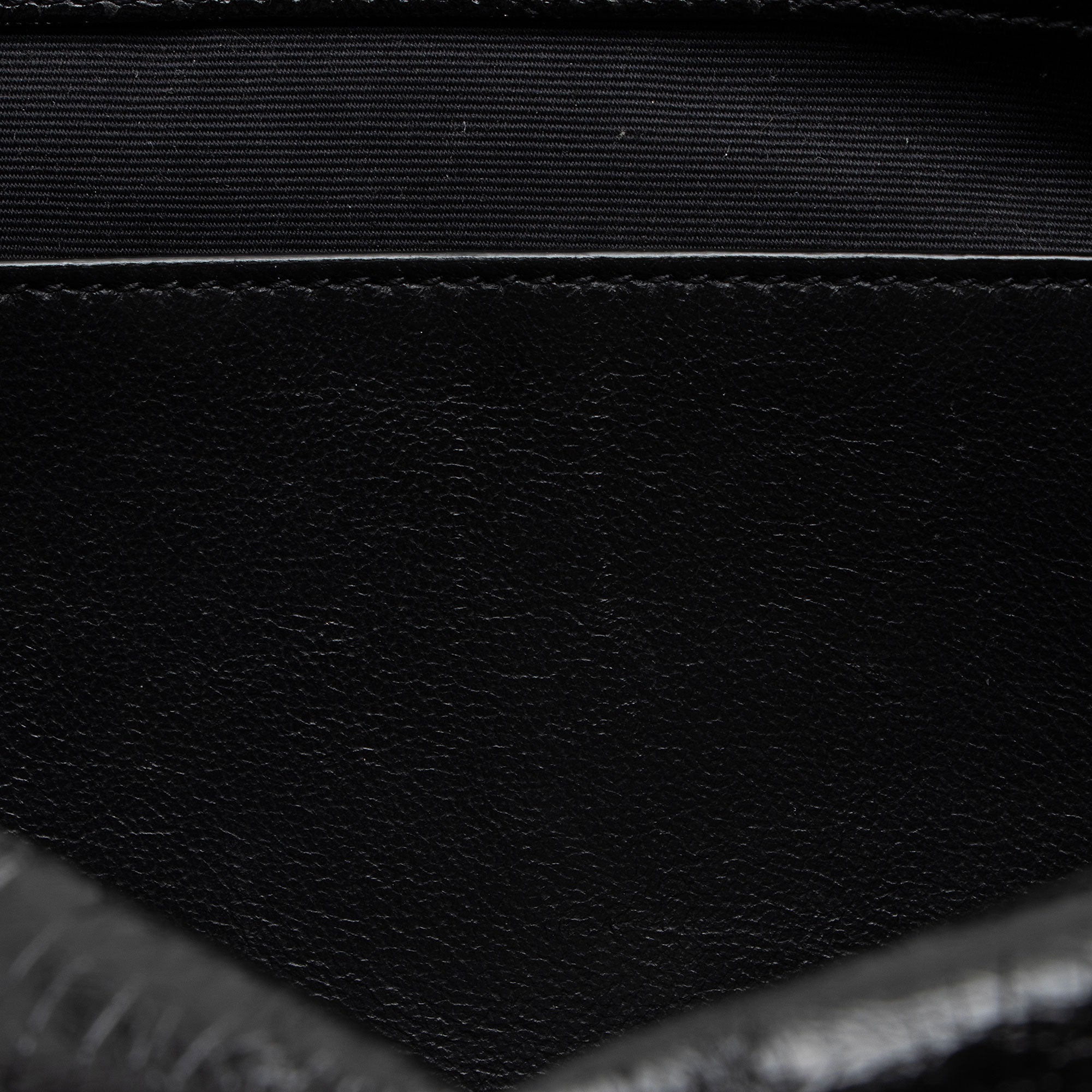 Saint Laurent Crinkled Calfskin Monogram Niki Medium Shoulder Bag