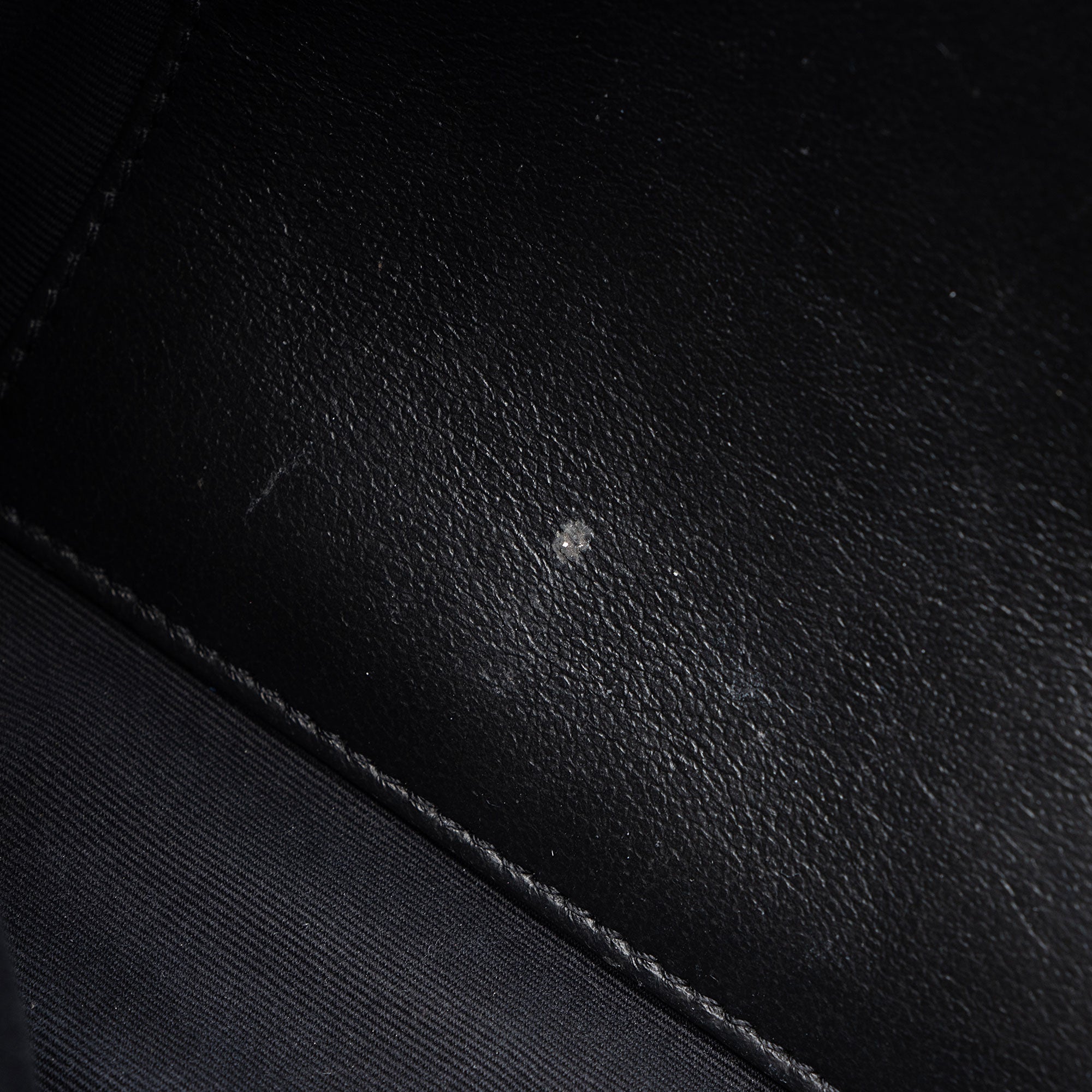 Saint Laurent Crinkled Calfskin Monogram Niki Medium Shoulder Bag