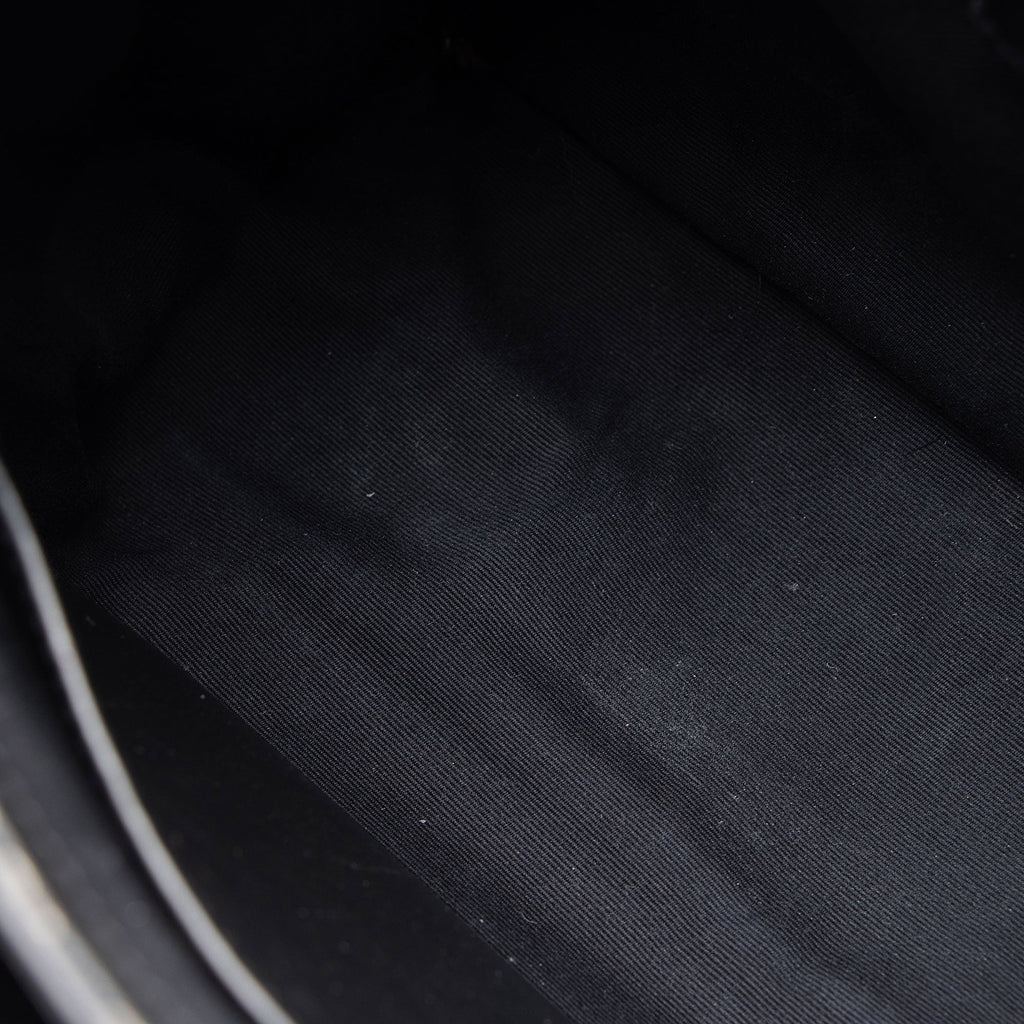 Saint Laurent Crinkled Calfskin Monogram Niki Medium Shoulder Bag