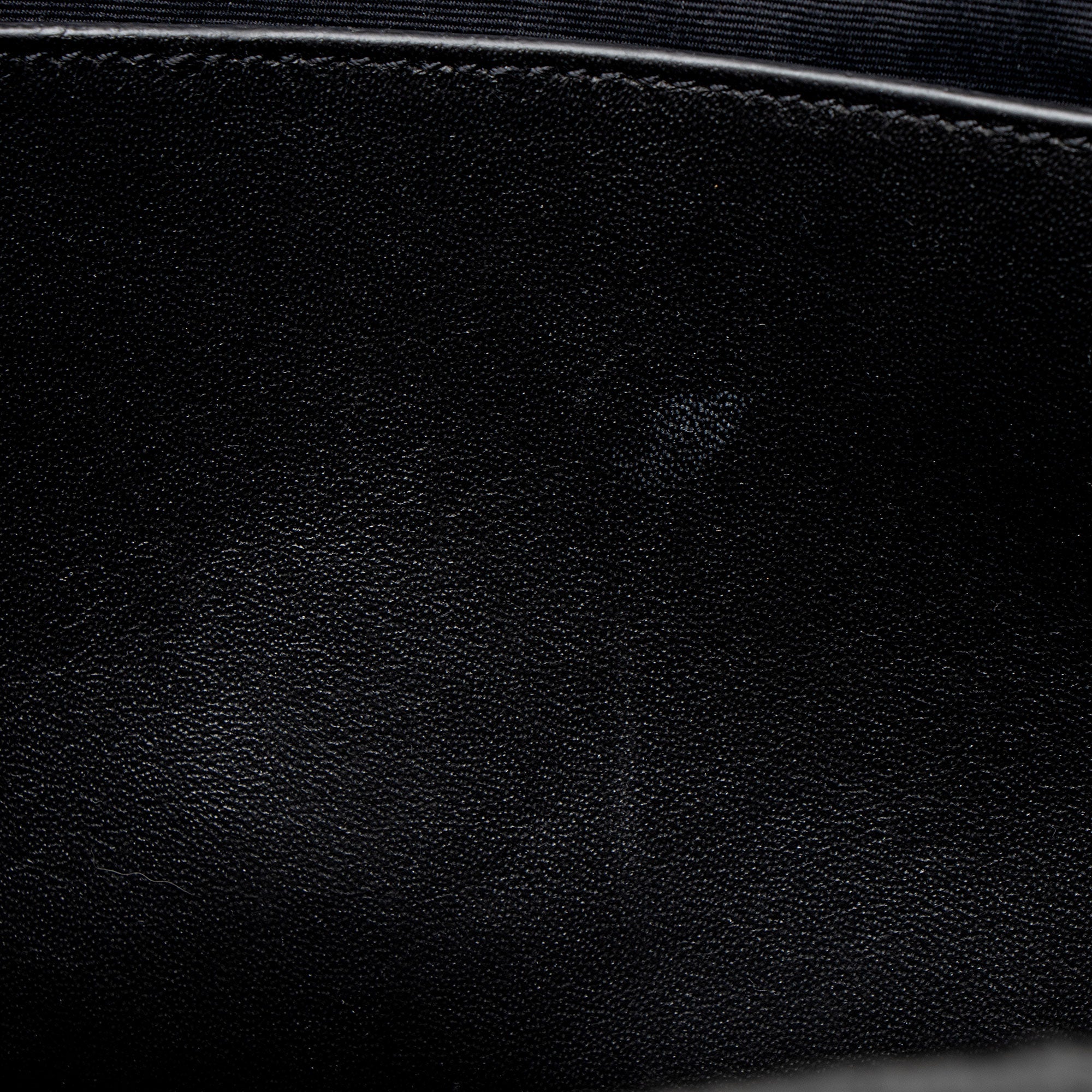 Saint Laurent Crinkled Calfskin Monogram Niki Medium Shoulder Bag