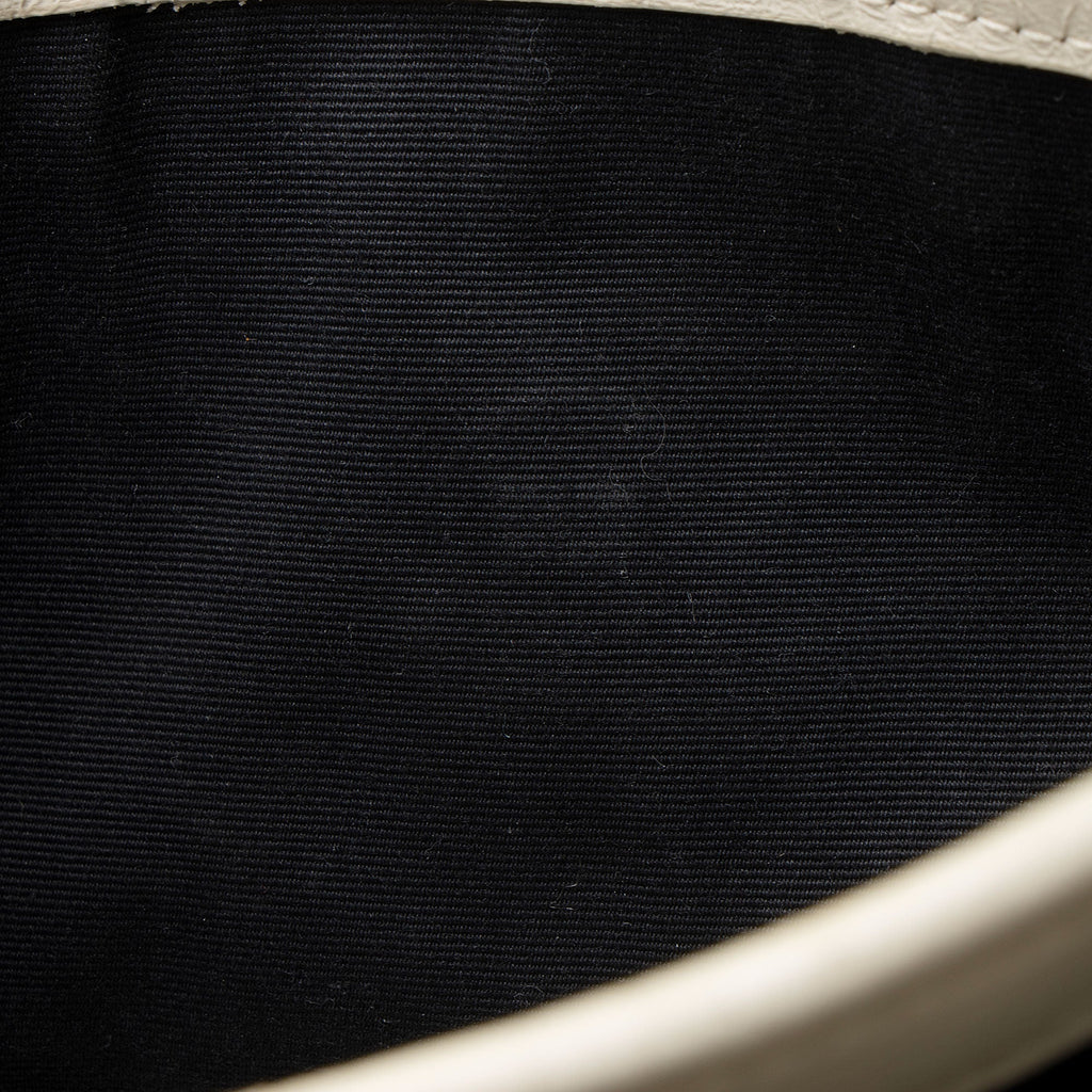 Saint Laurent Crinkled Calfskin Monogram Niki Medium Shoulder Bag