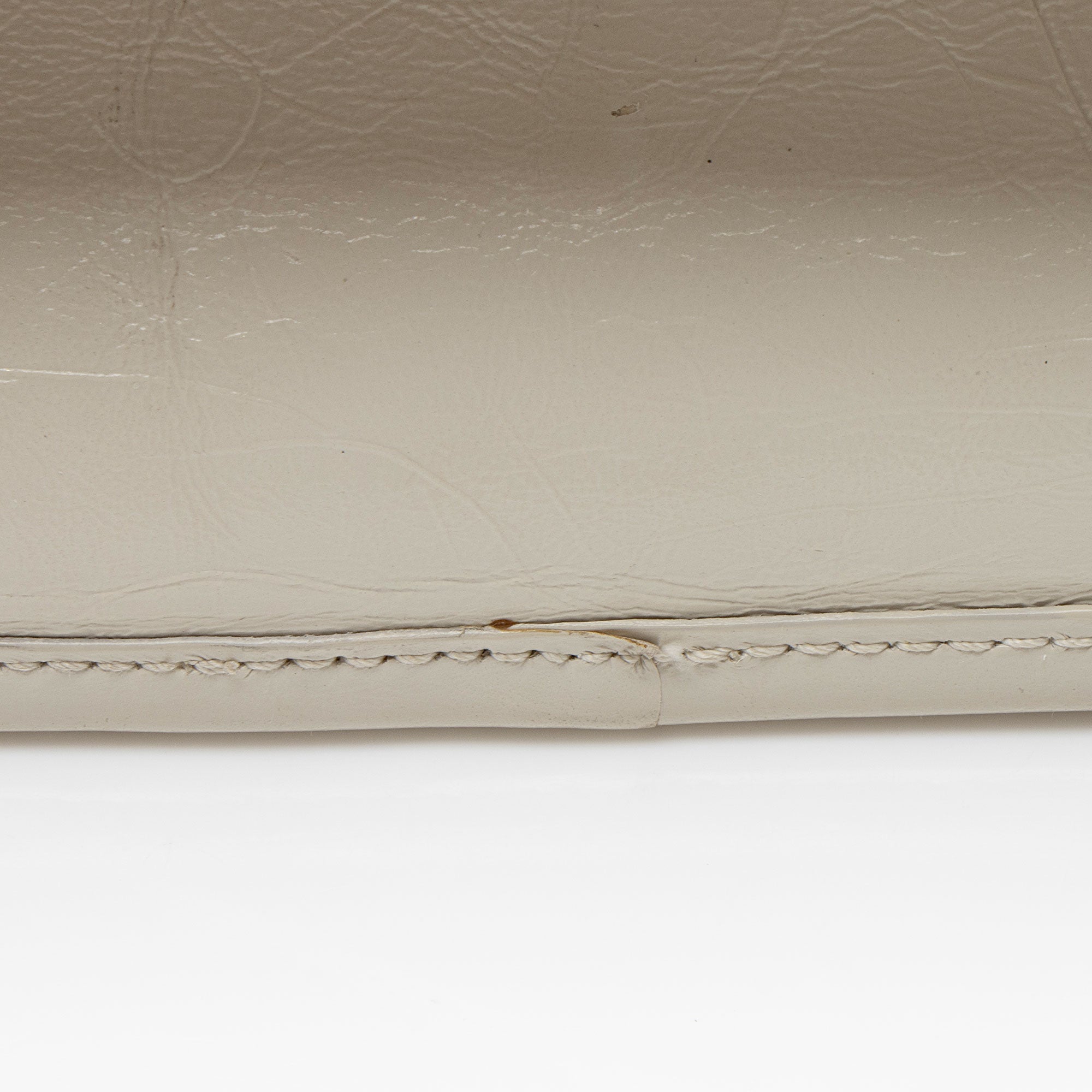 Saint Laurent Crinkled Calfskin Monogram Niki Medium Shoulder Bag