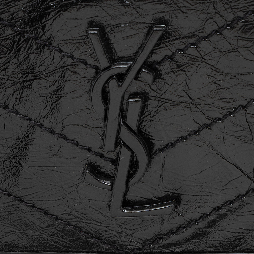 Saint Laurent Crinkled Calfskin Niki Baby Shoulder Bag (SHF-22402)