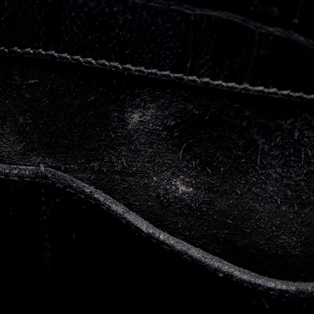 Saint Laurent Croc Embossed Leather Sac De Jour Small Tote