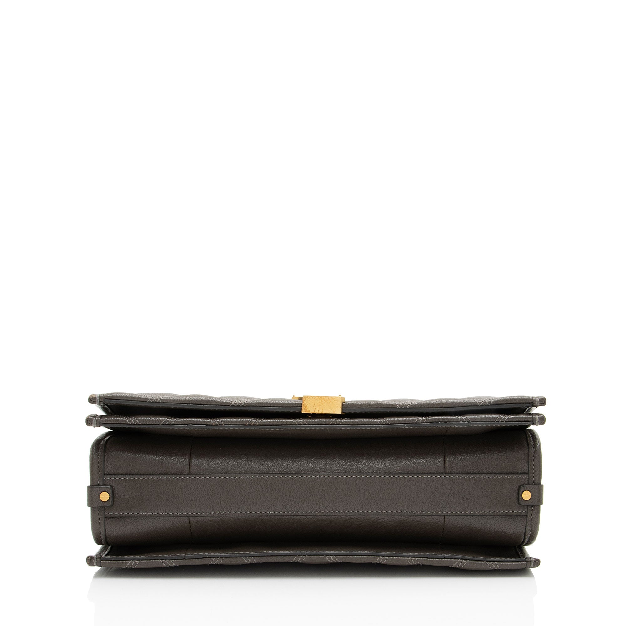 Saint Laurent Diamond Quilted Leather Monogram Becky Small Shoulder Bag