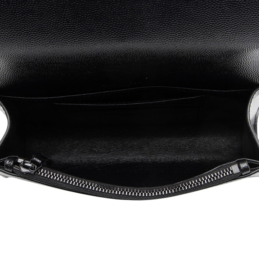 Saint Laurent Grain De Poudre Monogram Kate Belt Bag