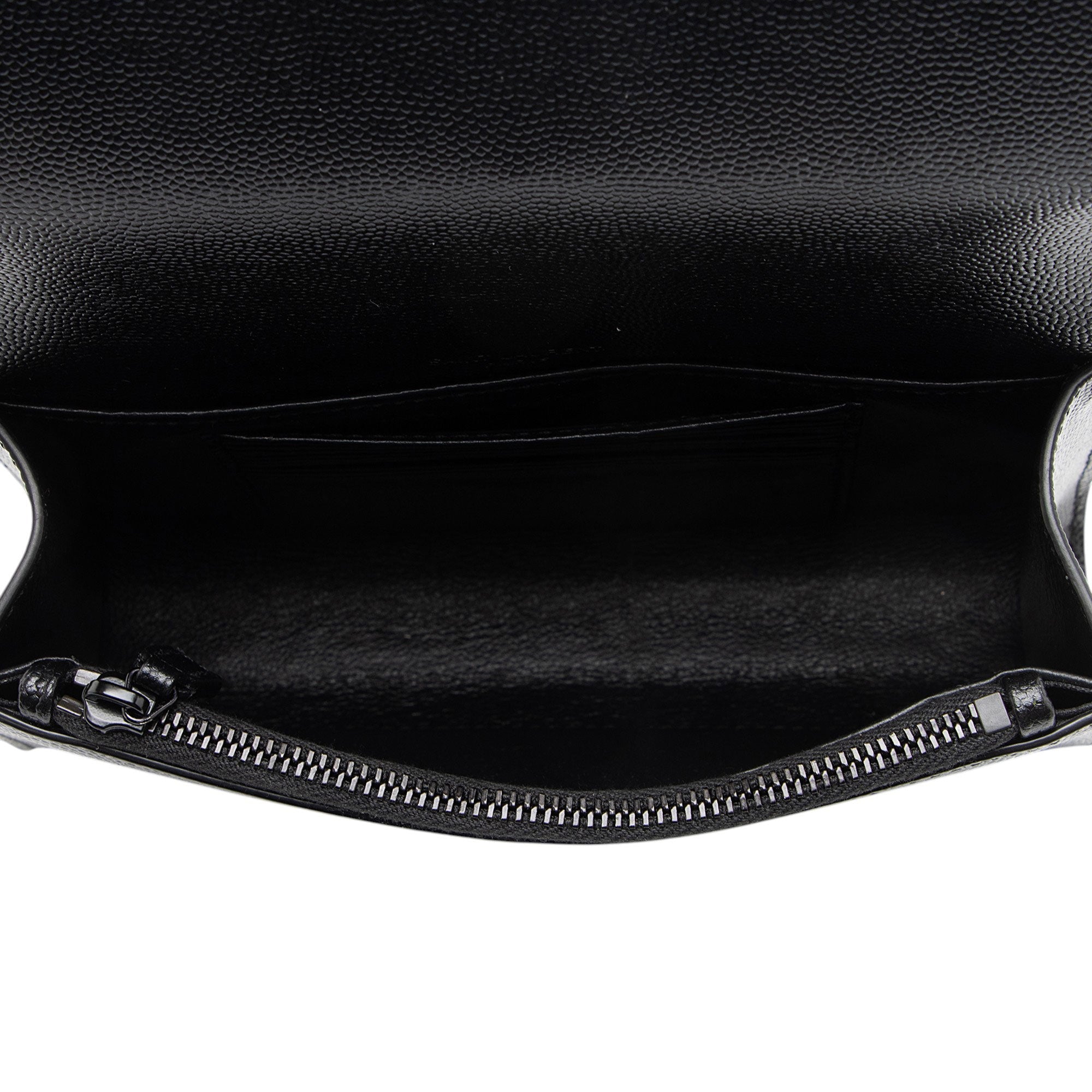 Saint Laurent Grain De Poudre Monogram Kate Belt Bag