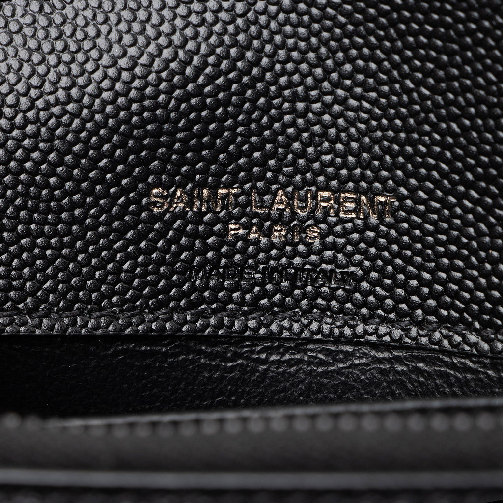 Saint Laurent Grain De Poudre Monogram Kate Belt Bag