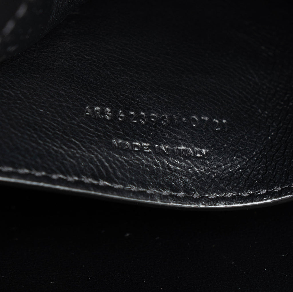 Saint Laurent Grain de Poudre Monogram Cassandra Medium Top Handle