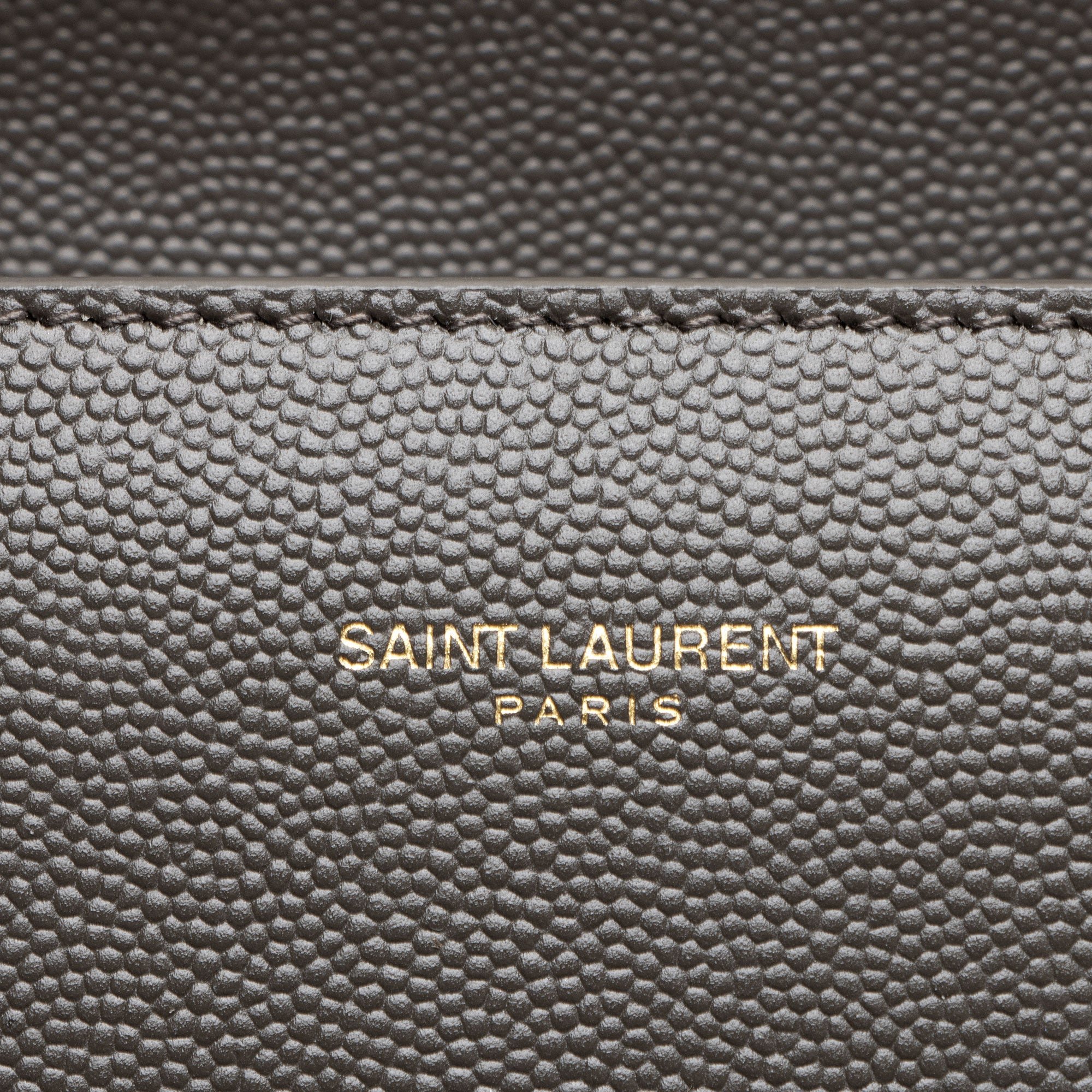 Saint Laurent Grain de Poudre Monogram Cassandra Mini Top Handle