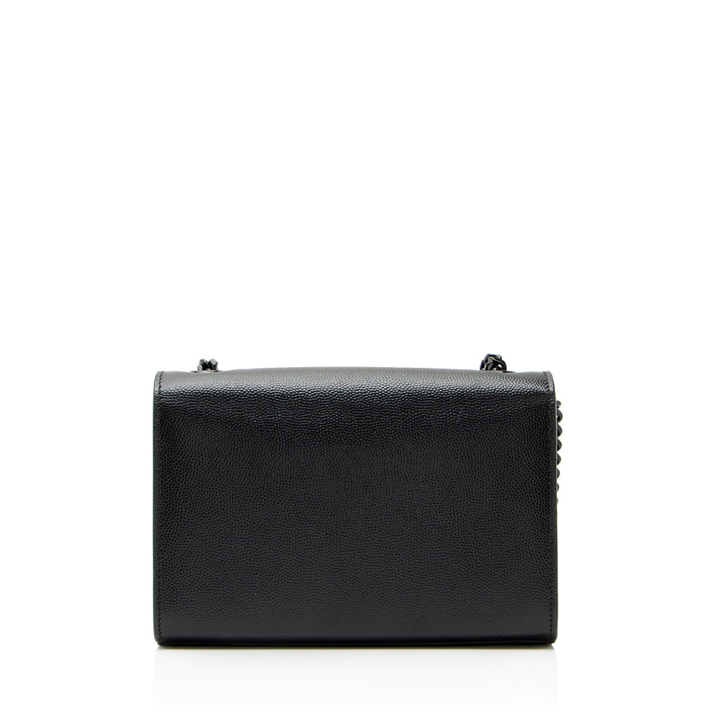 Saint Laurent Grain de Poudre Monogram Kate Small Crossbody