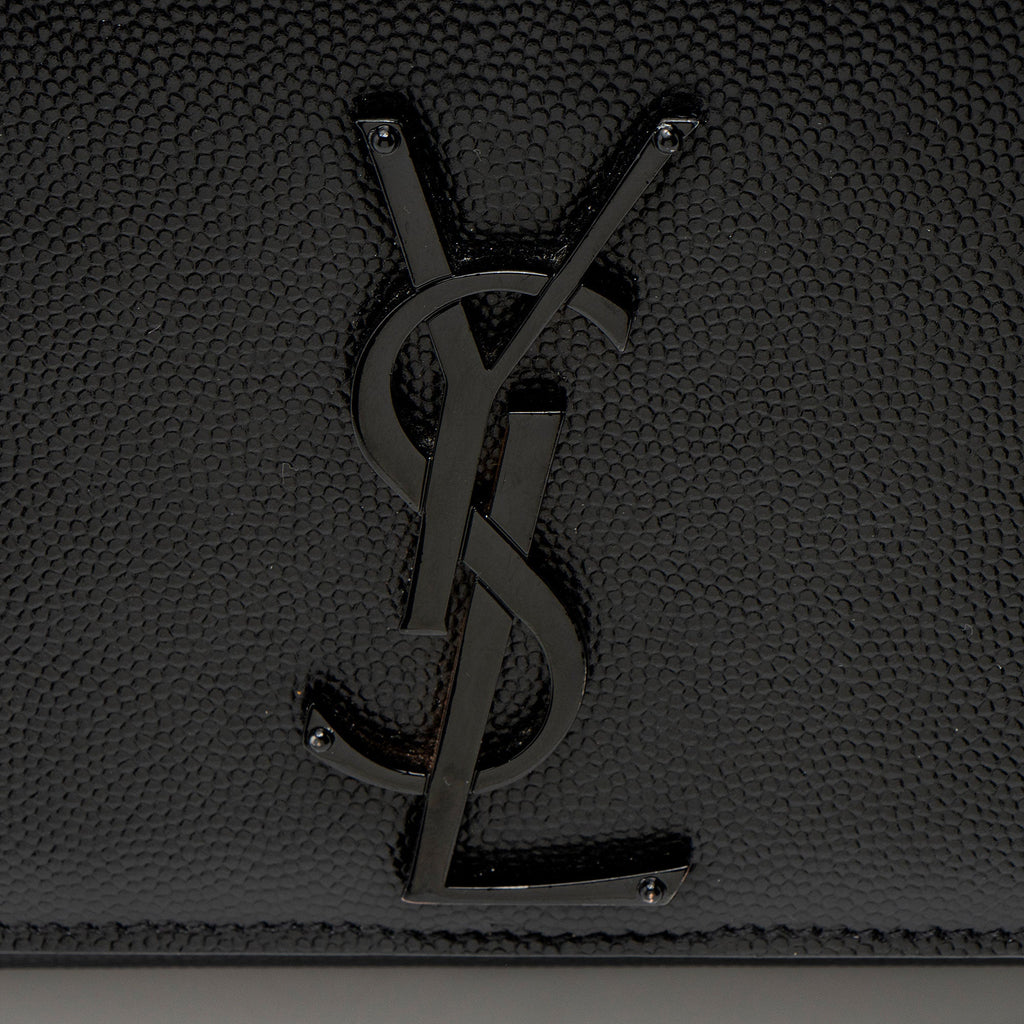 Saint Laurent Grain de Poudre Monogram Kate Small Crossbody