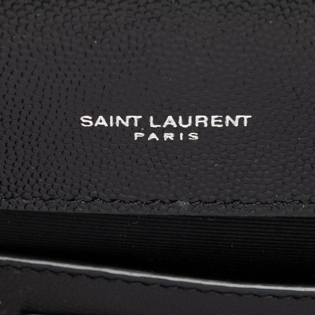 Saint Laurent Grain de Poudre Monogram Kate Small Shoulder Bag