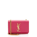 Saint Laurent Grain de Poudre Monogram Kate Small Shoulder Bag