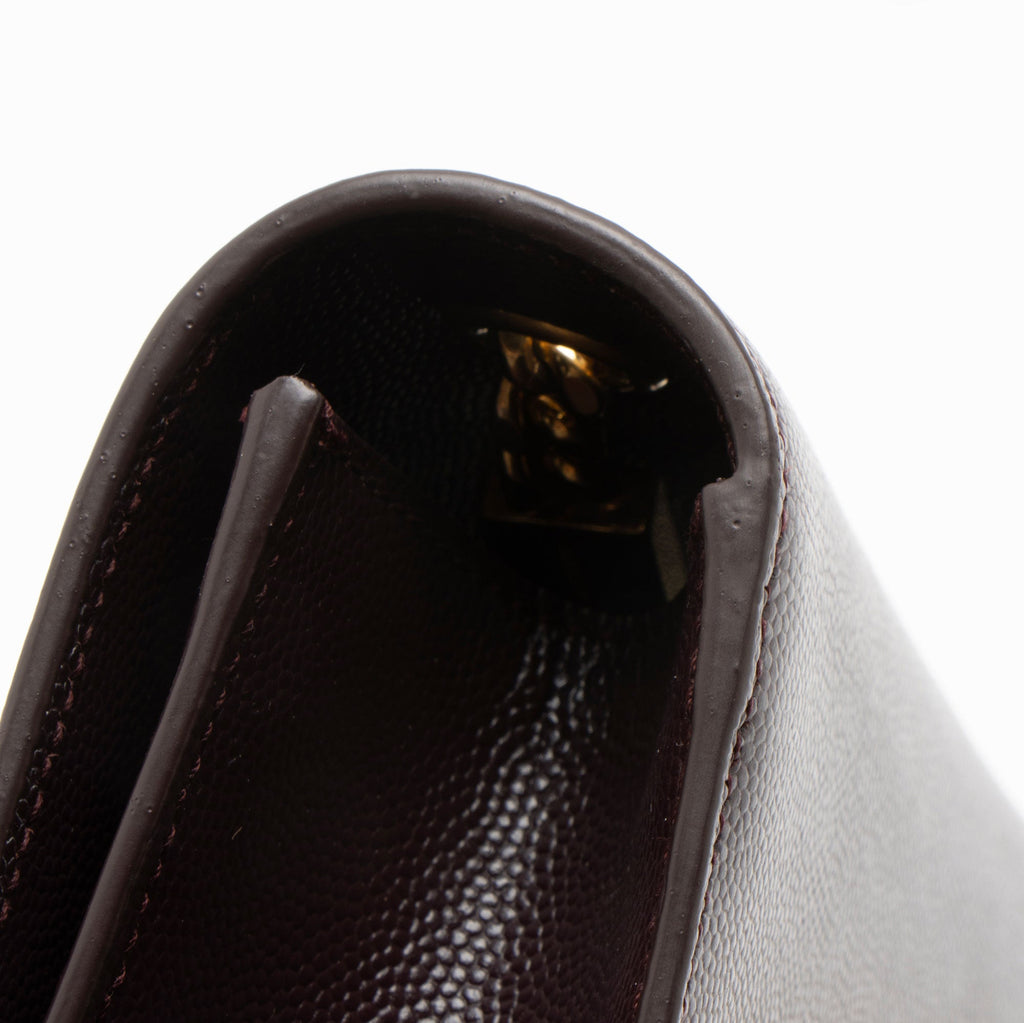 Saint Laurent Grain de Poudre Monogram Kate Small Shoulder Bag