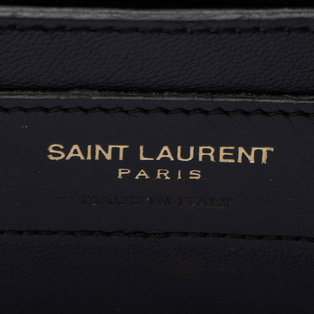 Saint Laurent Grain de Poudre Monogram Kate Small Shoulder Bag