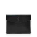 Saint Laurent Grain de Poudre Monogram Uptown Baby Pouch