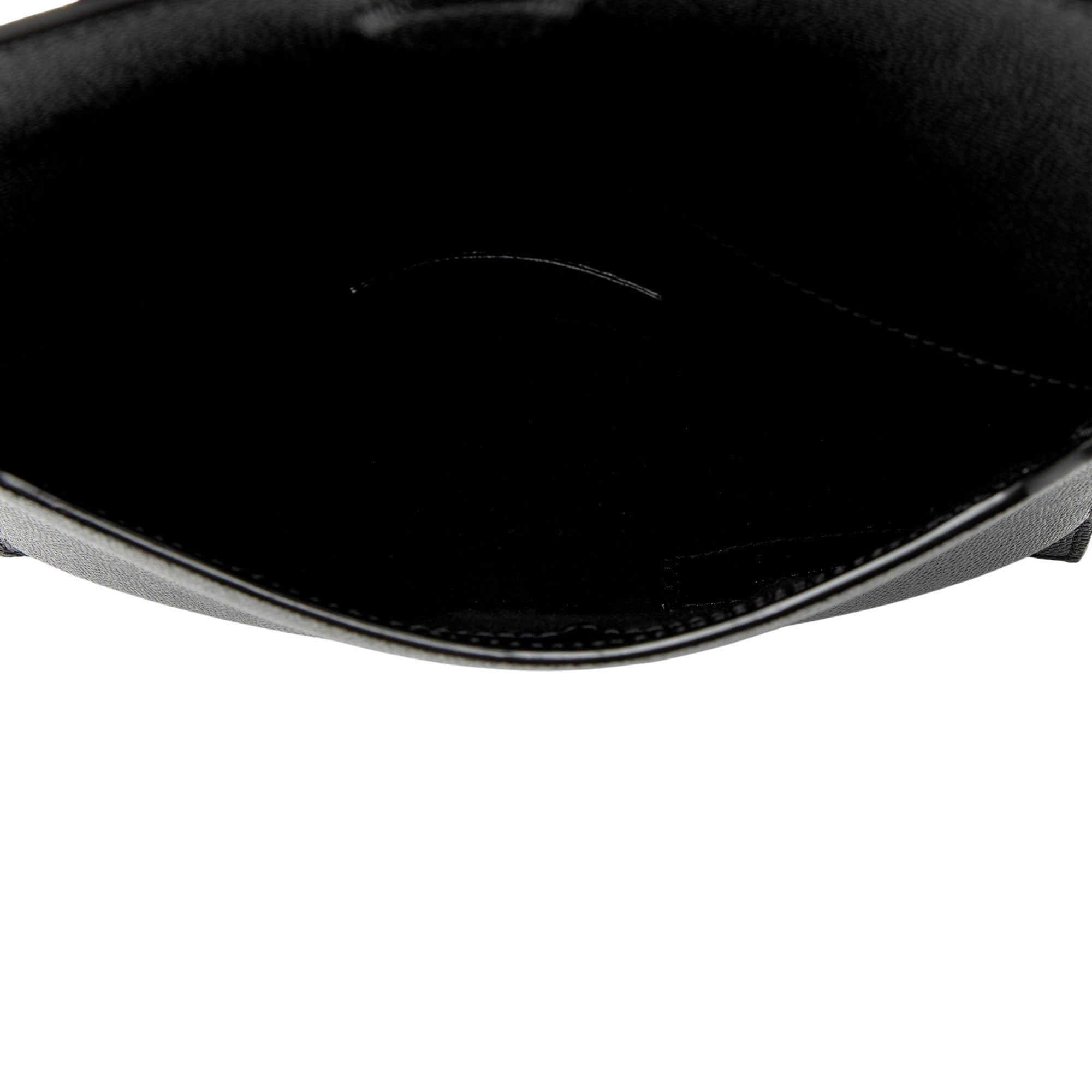 Saint Laurent Grain de Poudre Monogram Uptown Baby Pouch
