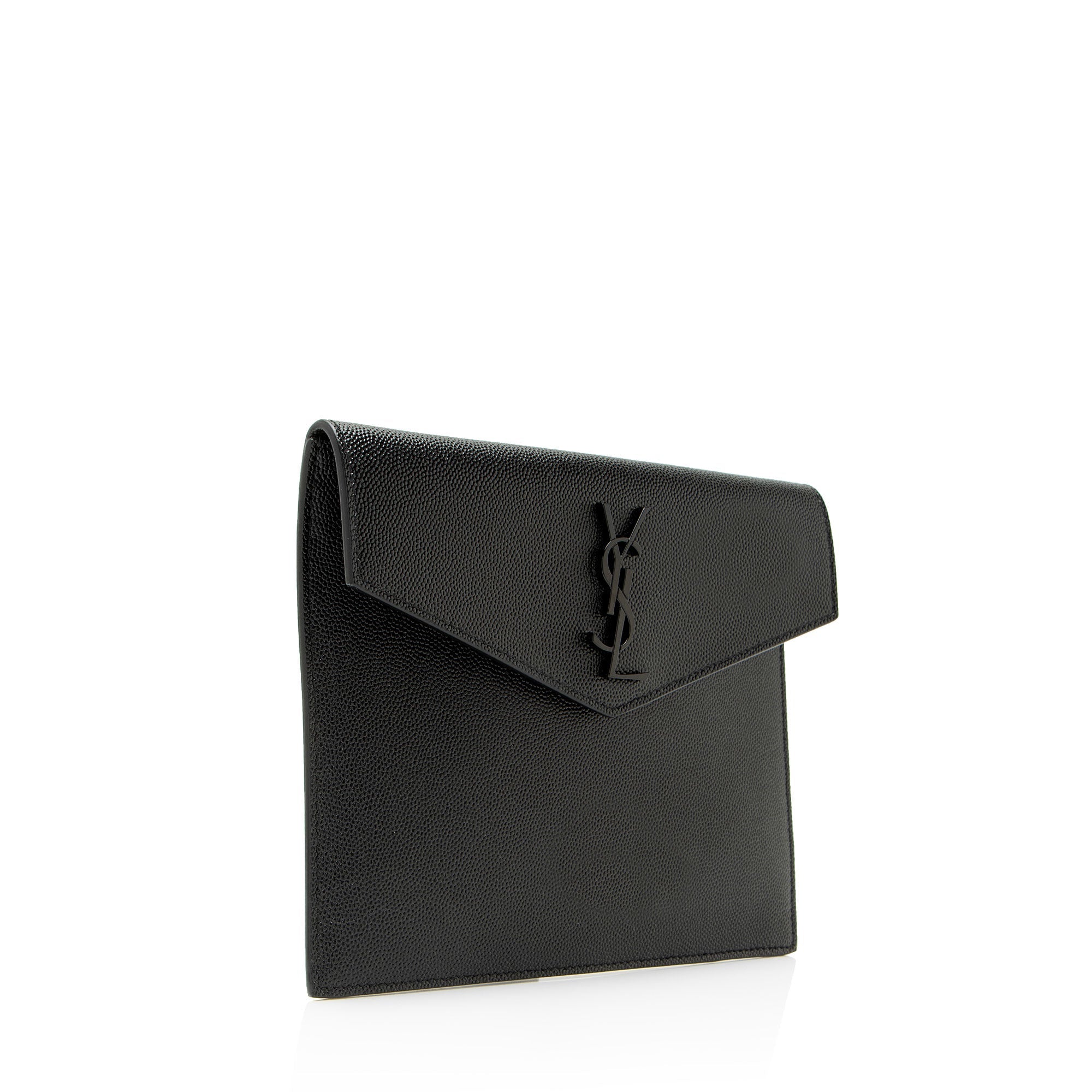 Saint Laurent Grain de Poudre Monogram Uptown Baby Pouch