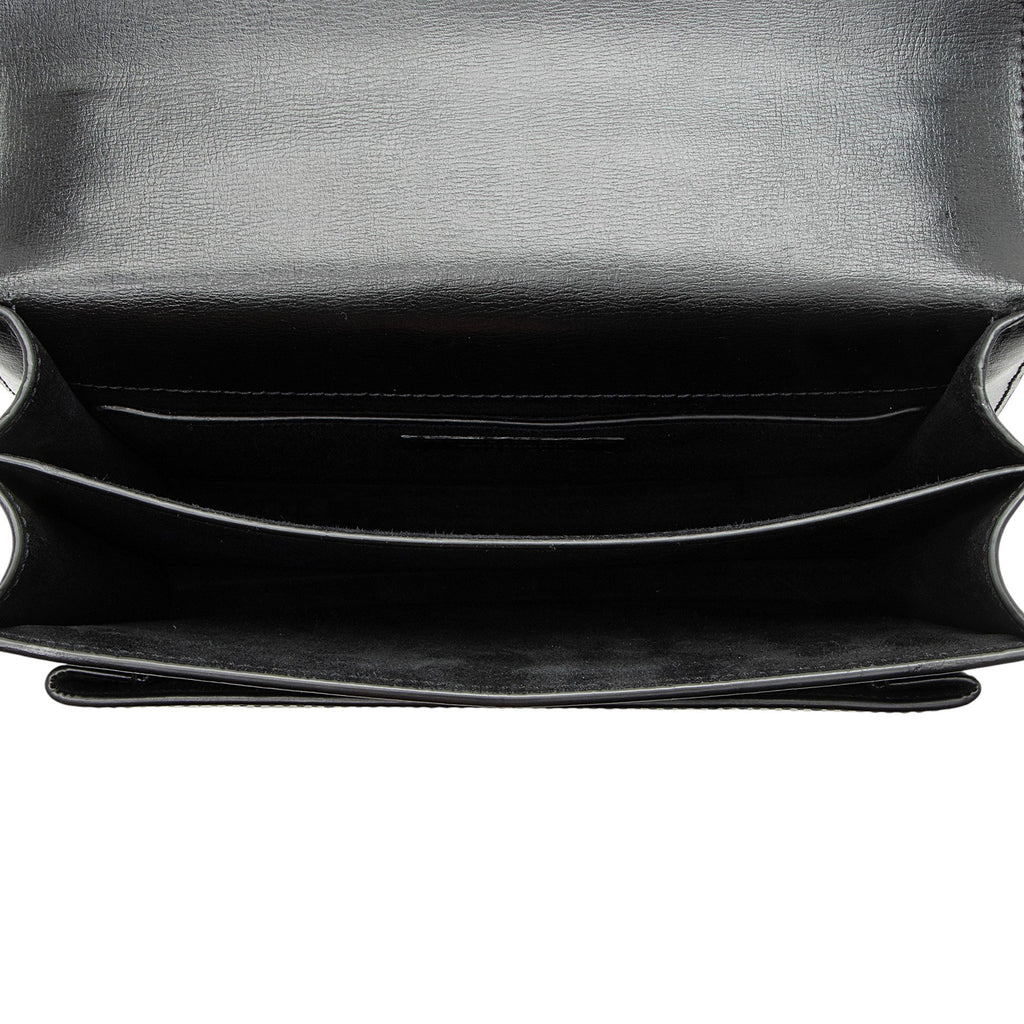 Saint Laurent Grained Calfskin Monogram Sunset Medium Shoulder Bag - FINAL SALE