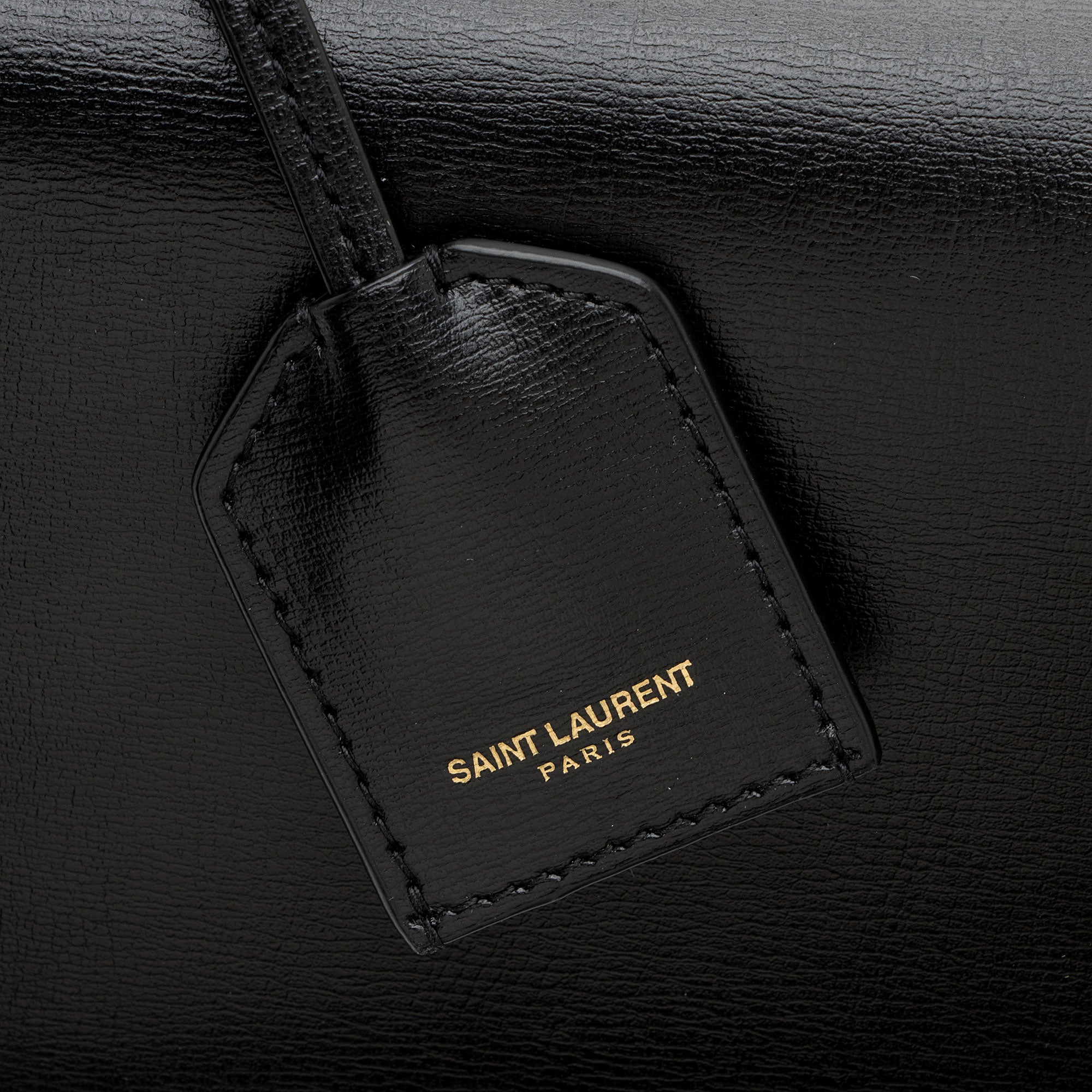 Saint Laurent Grained Calfskin Monogram Sunset Medium Shoulder Bag