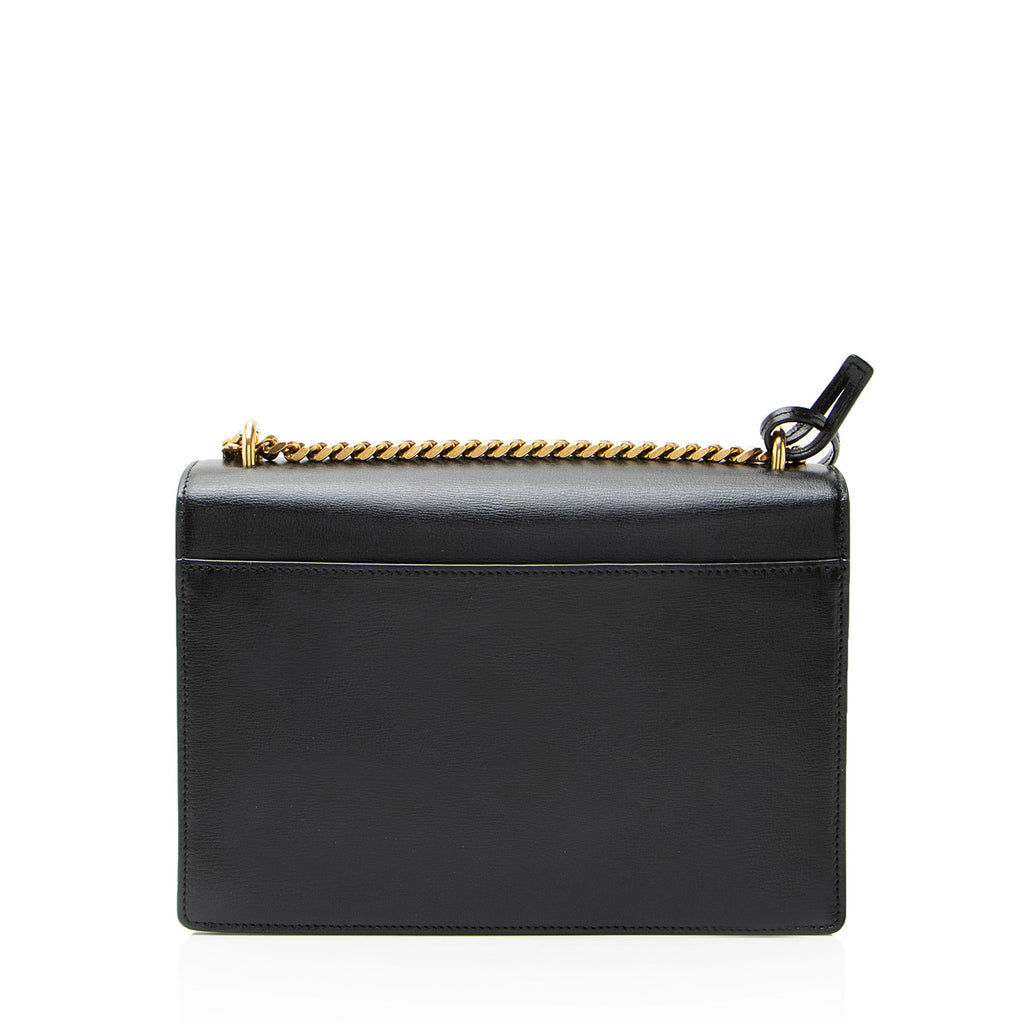 Saint Laurent Grained Calfskin Monogram Sunset Medium Shoulder Bag