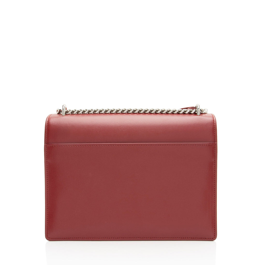Saint Laurent Grained Calfskin Monogram Sunset Medium Shoulder Bag