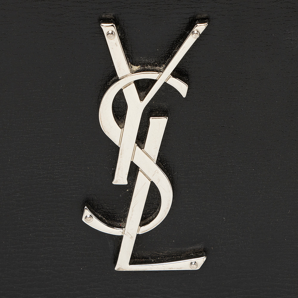 Saint Laurent Grained Calfskin Sunset Medium Shoulder Bag (SHF-21985)