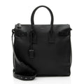 Saint Laurent Grained Calfskin Thin Sac De Jour Large Tote