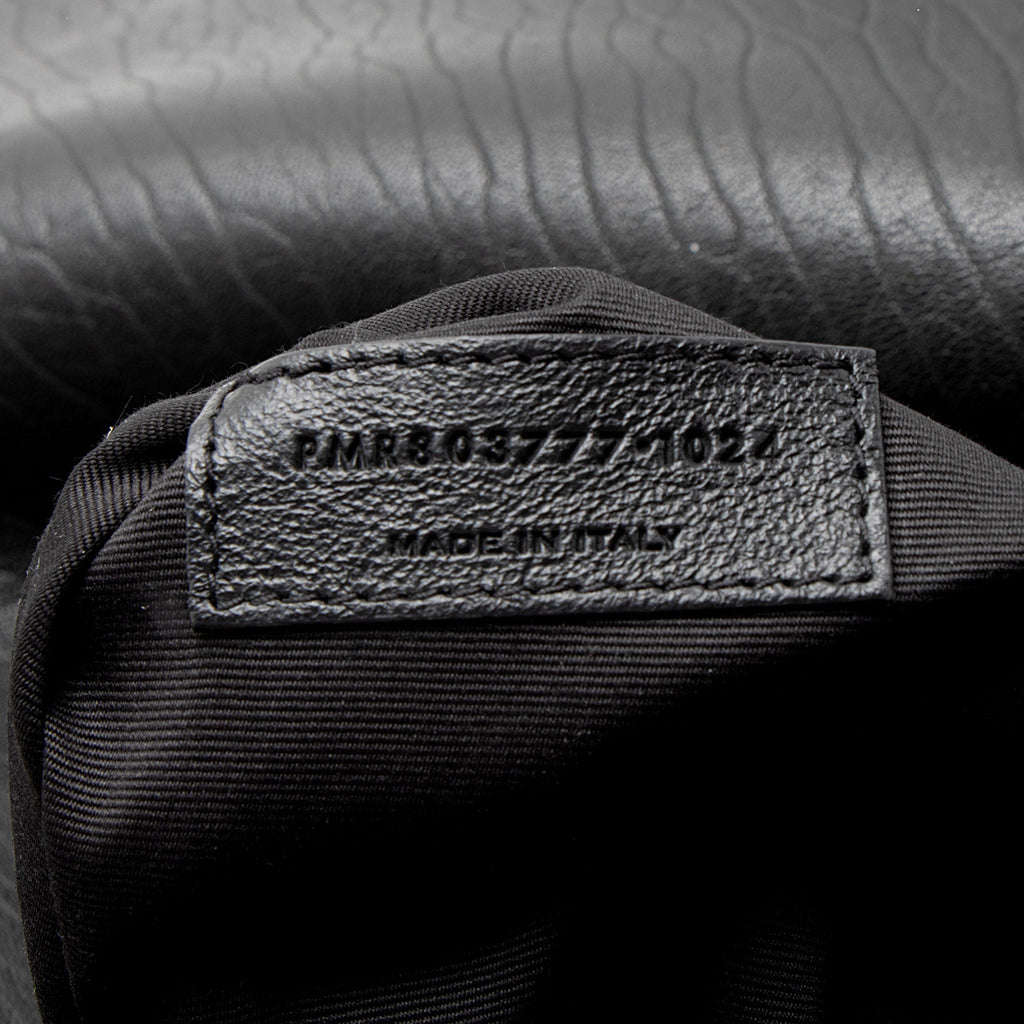 Saint Laurent Grained Lambskin Monogram Niki Large Shoulder Bag
