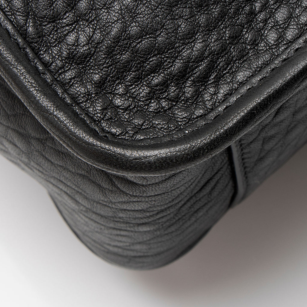 Saint Laurent Grained Lambskin Monogram Niki Large Shoulder Bag