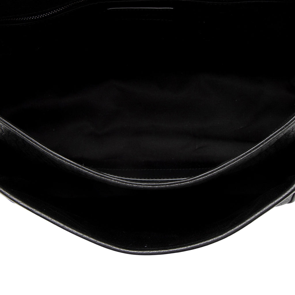 Saint Laurent Grained Lambskin Monogram Niki Large Shoulder Bag
