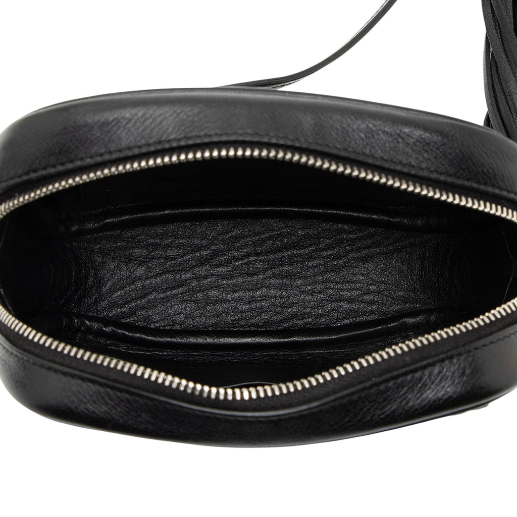 Saint Laurent Heart Studded Leather Monogram Blogger Bag