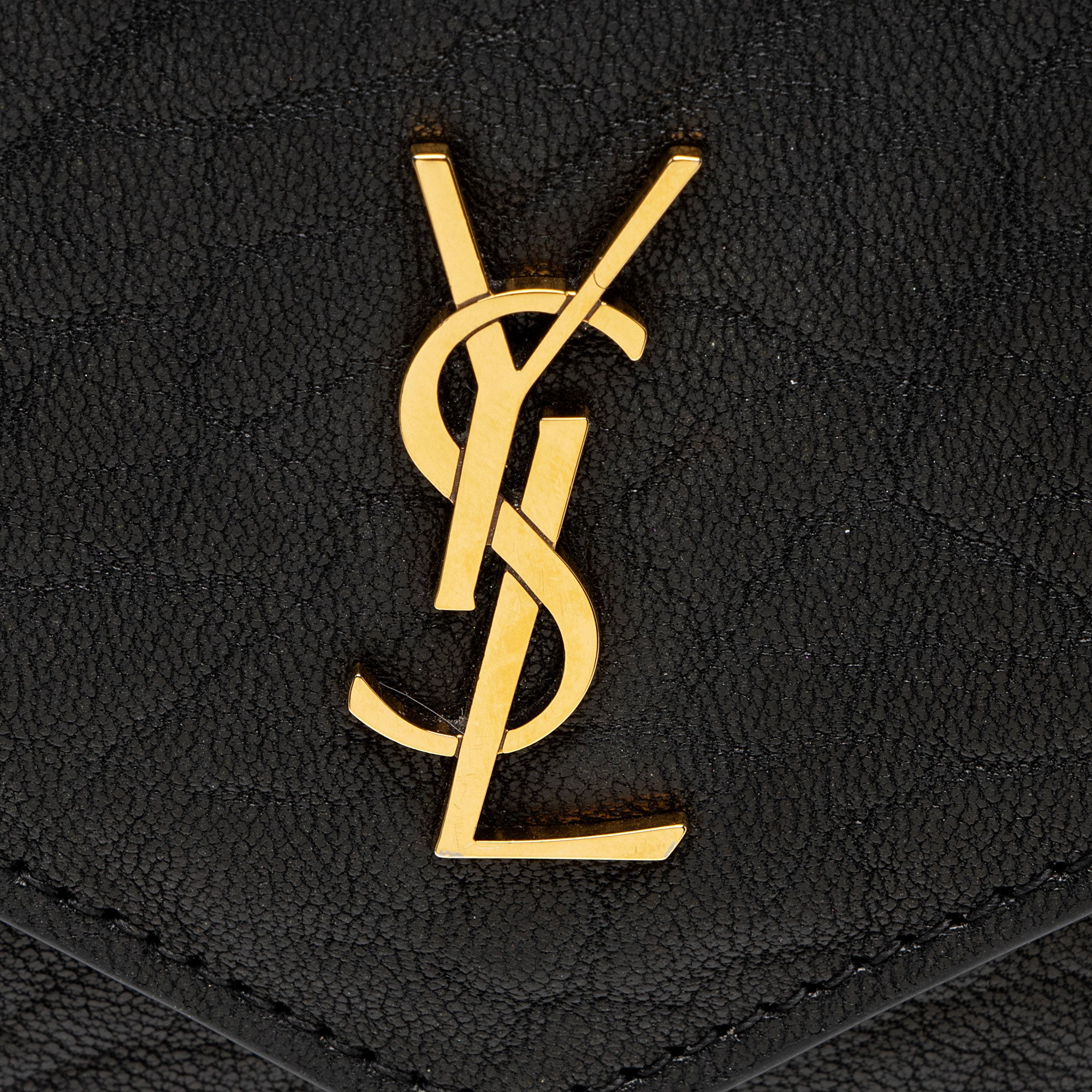Saint Laurent Lambskin Cassandre Envelope Chain Pouch